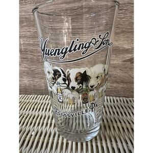 Yuengling Puppies Logo Beer Glass‎ Pottsville PA USA